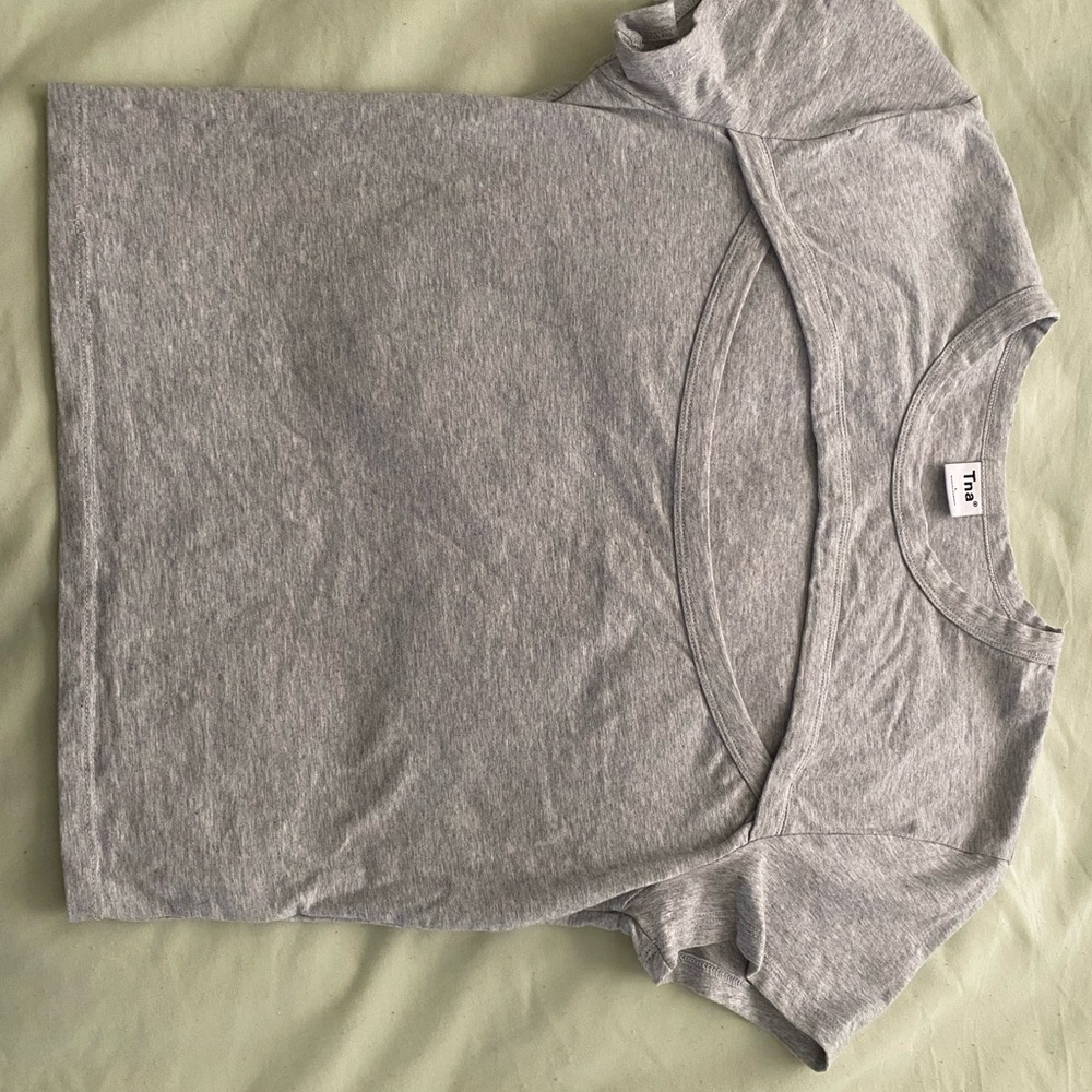 Tna Gray Crew Neck T-Shirt